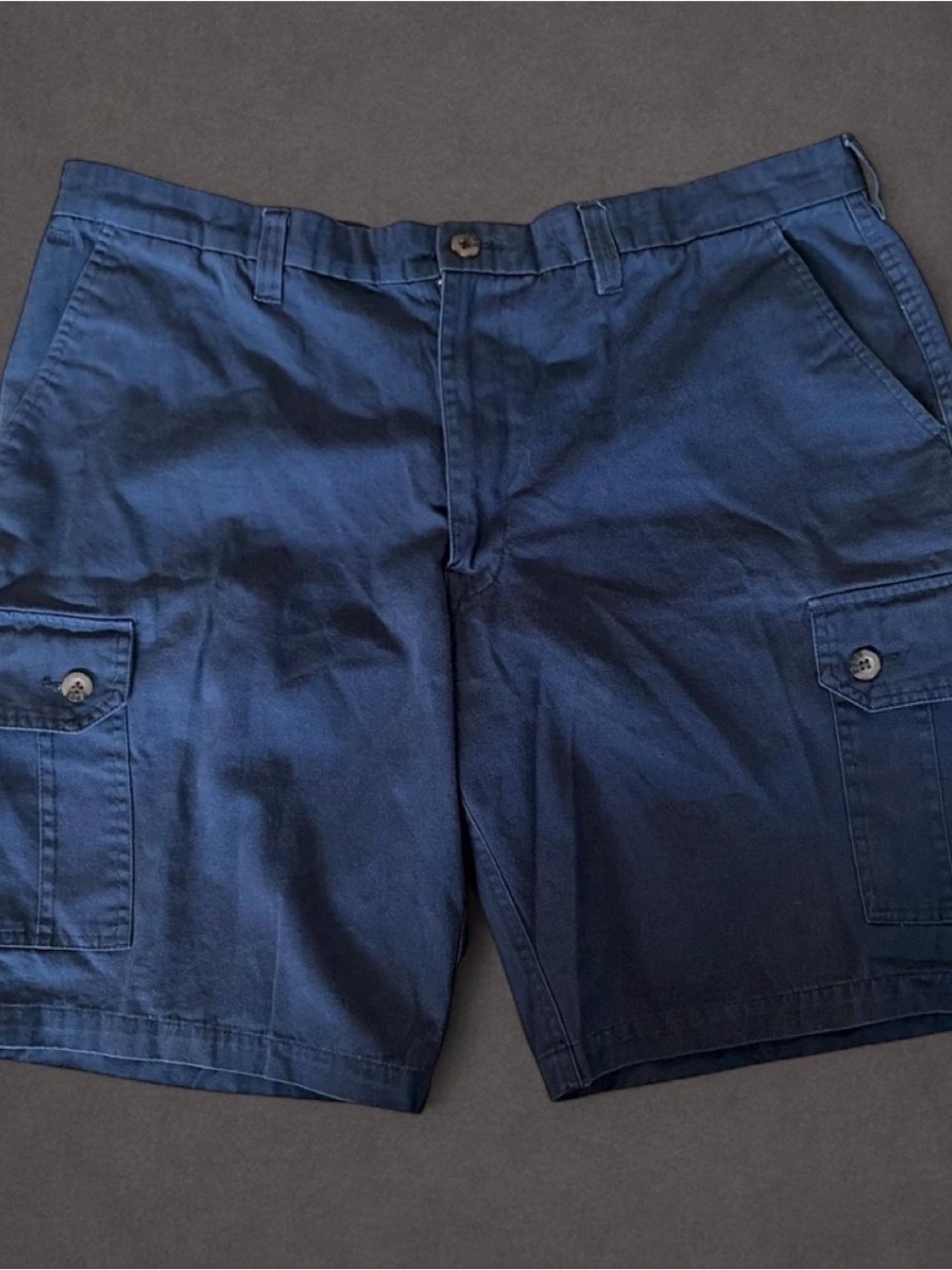 Haggar Navy Blue Cotton Cargo Shorts Size 40